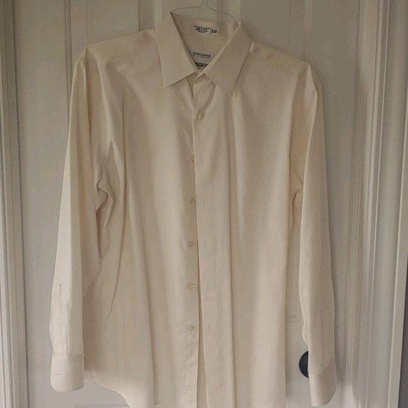 16.5 34-35 Cream dress shirt - Picture 1 of 3